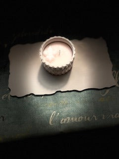 Rustic Artisan Candles with Decorative Toppings - Handcrafted Collection